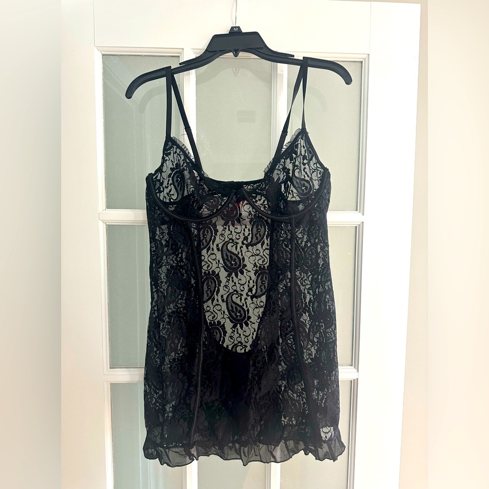 🆕 Brand new All lace sleepwear corset size 1x/2x